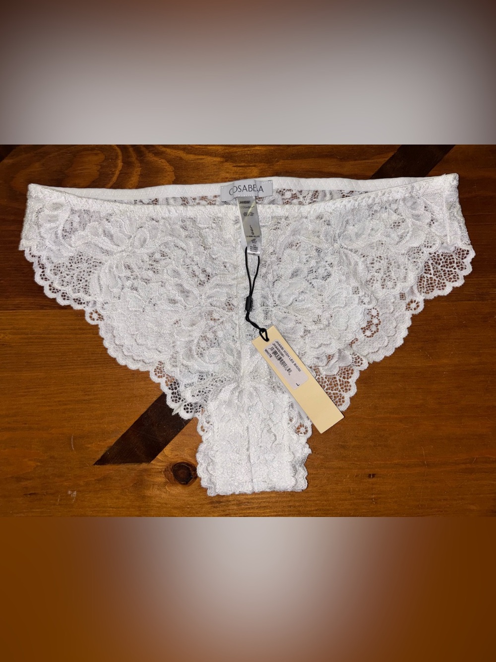 Cosabella Jhansi High Leg Bikini in White Size Large & XL NWT